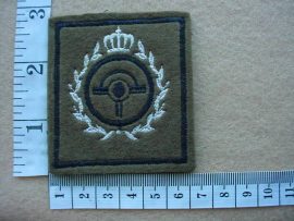 2696 Belgian Driver arm patch (Ref. Army Belgium)