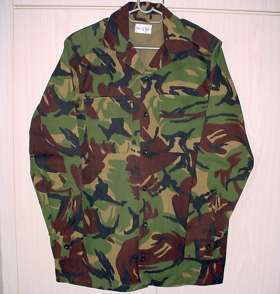 4583 Bophuthatswana Army camouflage shirt, long sleeves, Medium