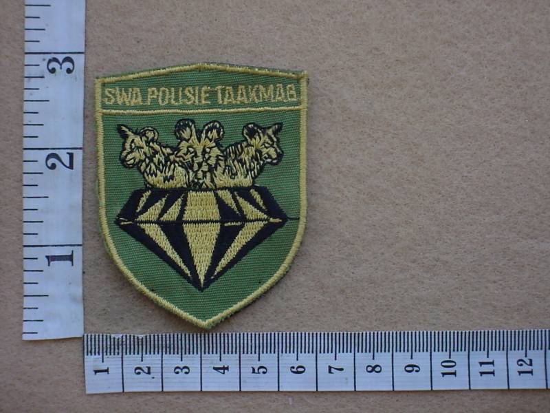 4600 SWA Police Task Force arm patch (Ref. C1003)