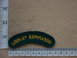 10184 Lindley Commando shoulder title, 2nd pattern (C1087)