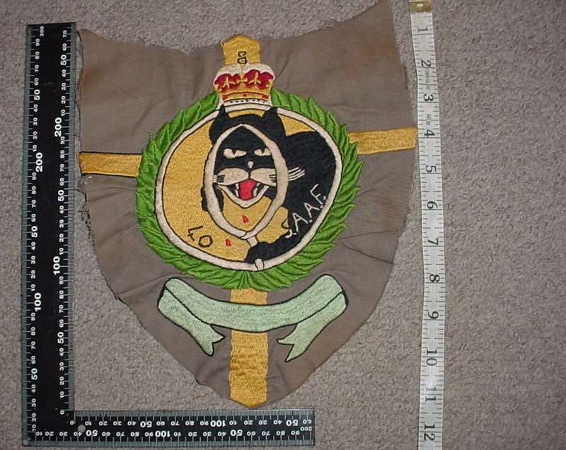 6099 South African Air Force 40 Squadron jacket patch, WW2 (C213)