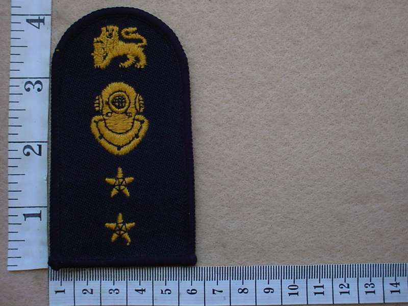 8518 South African Navy Diving Instructor collar badge (C268)