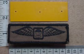 10209 South African Army Parachute Instructor wings, 2nd pattern combat dress (C334)
