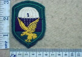 5374 1 Parachute Battalion arm flash, 1st pattern (C350)