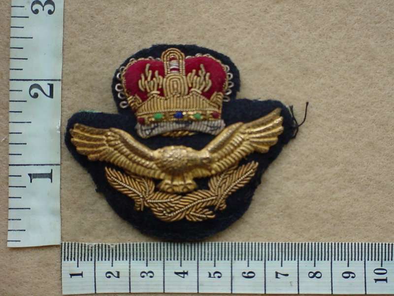 10002 Royal Rhodesia Air Force cap badge, Officers (C415)