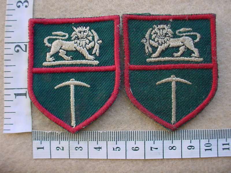 1550 Rhodesian Army HQ arm flashes (C506-C507)