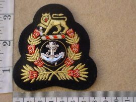 10840 South African Navy cap badge, Warrant Officer (C52)