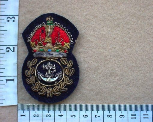 8513 South African Navy Chief Petty Officer cap badge, WW2 (C56)