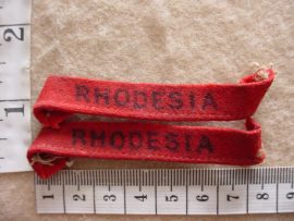 4523 Rhodesian Army shoulder titles, WW2 (C585)