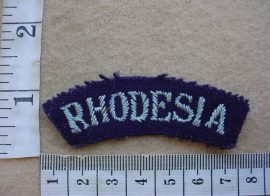 1958 Rhodesia Air Force shoulder title, WW2 (C598)