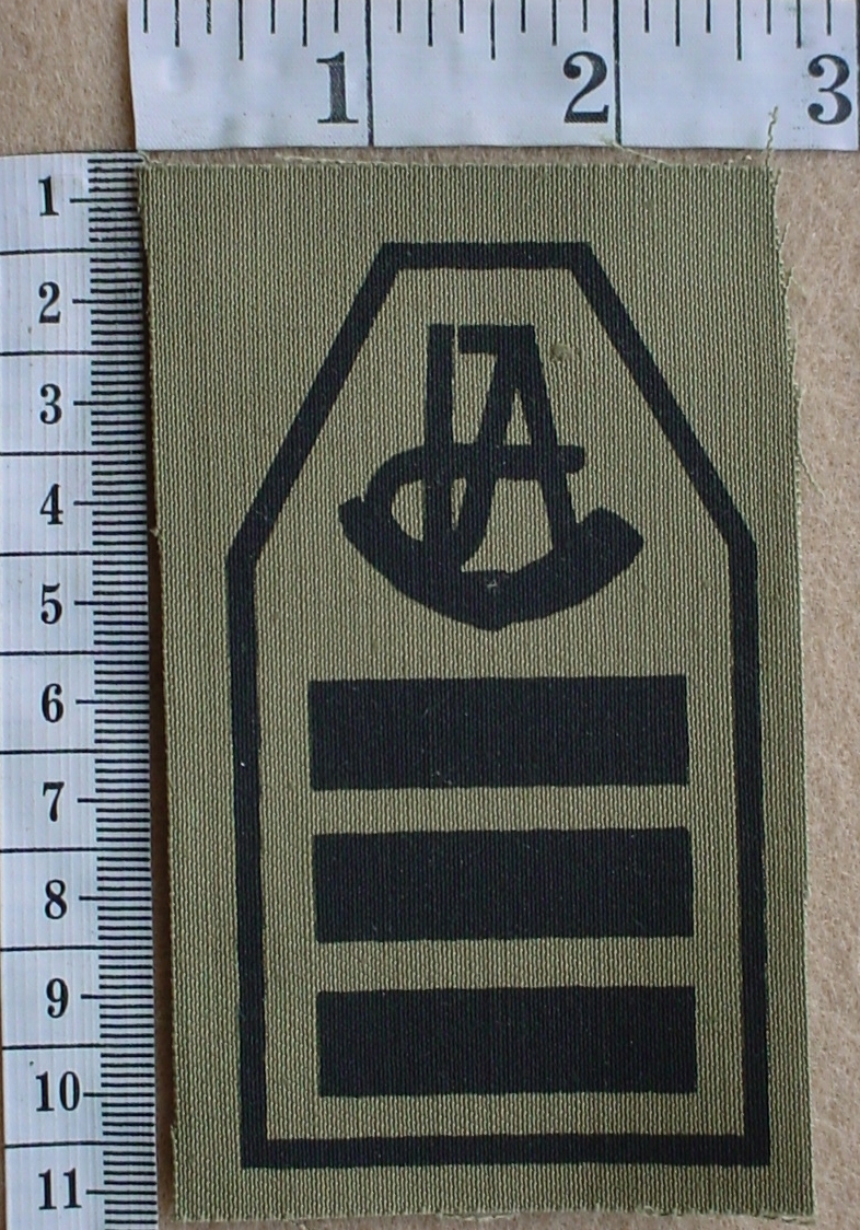2033 Rhodesian Internal Affairs Vedette Section Leader rank badge (C663)