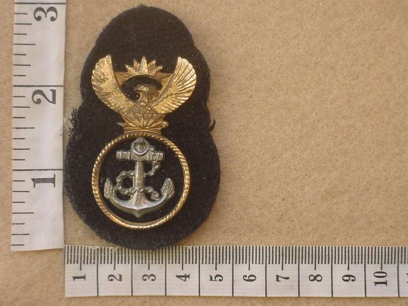 1764 South African Navy cap badge, Seaman to Petty Officer (C67)