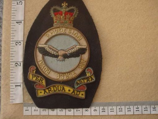 10107 Royal Rhodesia Air Force blazer badge (C723)