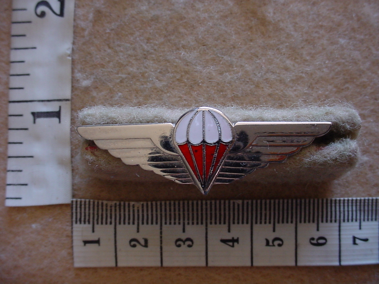 2060 Ciskei Army Freefall parachute wings, mess dress (C736)