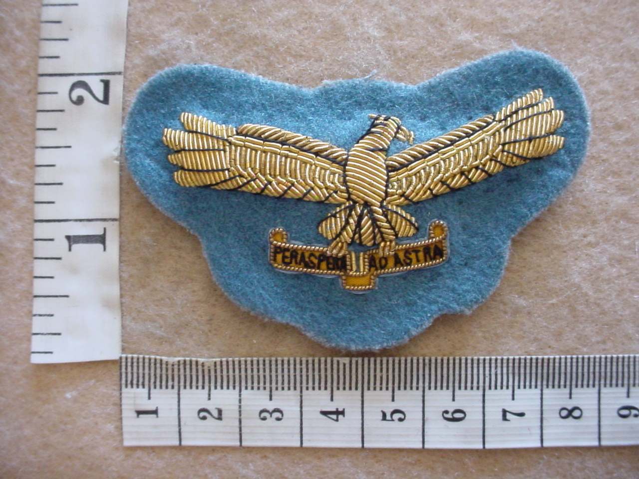 3574 SA Air Force Officers cap badge, Colonels and Brigadiers (C94)