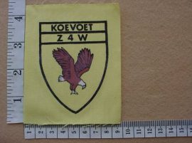 2267 SWA Police Koevoet arm flash, Call Sign Z4W (Ref. C960)