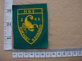 2271 SWA Police Koevoet Kavango Nge arm flash, Call Sign Z4S (C966)