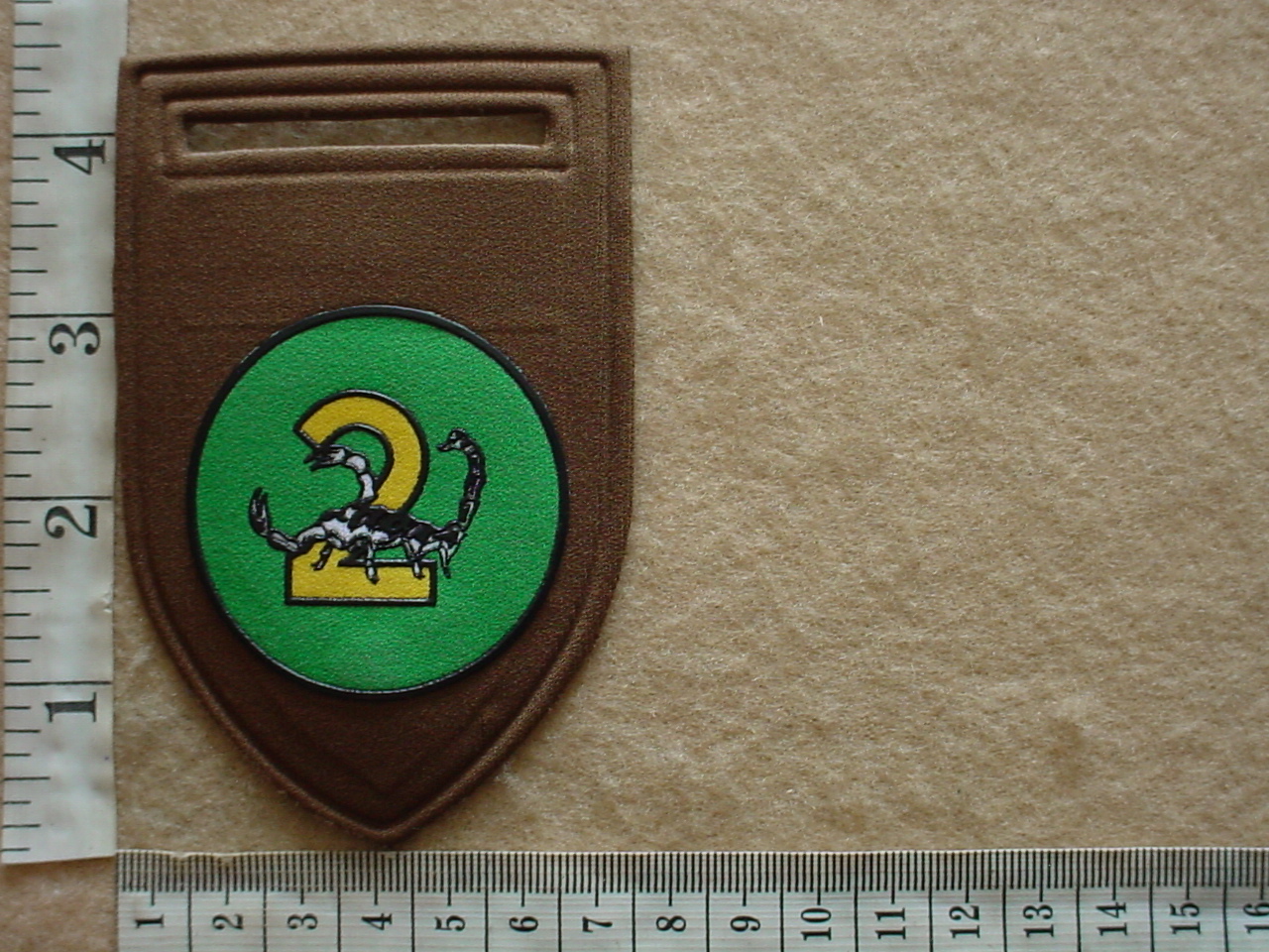 2190 South West Africa 101 Battalion 2 Scorpion Company arm flash (C978)