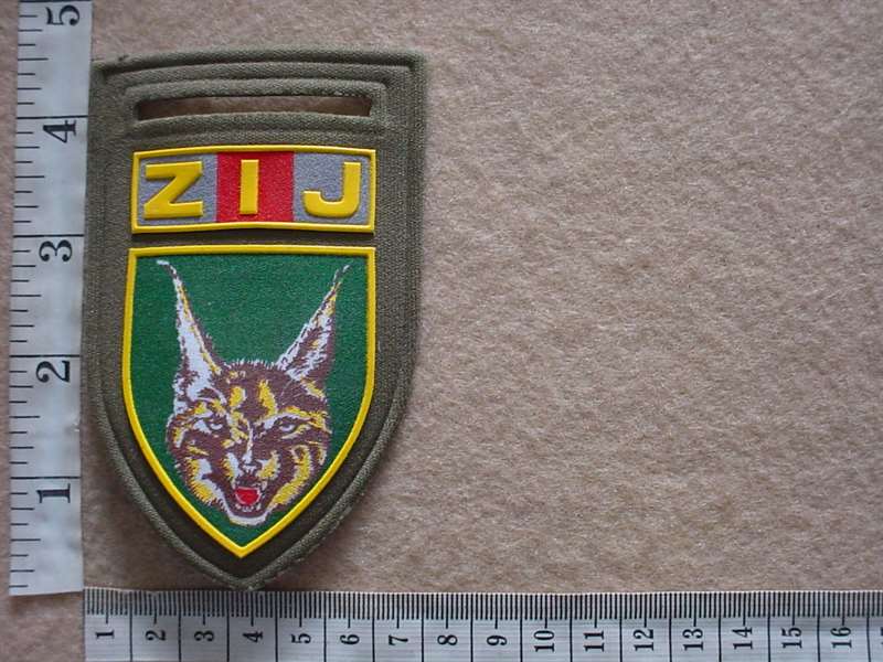 2278 SWA Police Koevoet arm flash, Call Sign Z1J (C984)