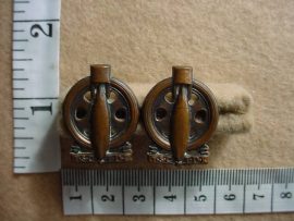 571 SA Technical Service Corps collar badges (Ref. CO1070 & 1072)