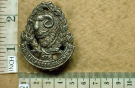 620 Die Middellandse Regiment cap badge, WW2 casting, personalised (CO1154)