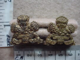 736 Special Service Battalion (Armoured Cars and Tank Corps) collar badges (CO1290)