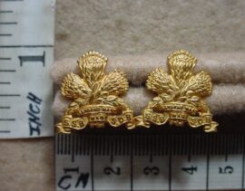 735 Special Service Battalion collar badges, mess dress (CO1292)