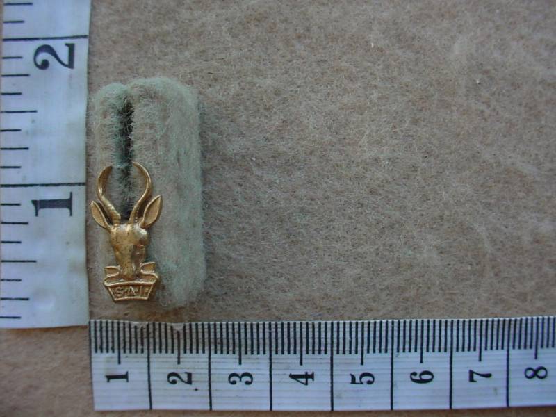 5058 SA Infantry mess dress collar badge (Ref. CO1310)