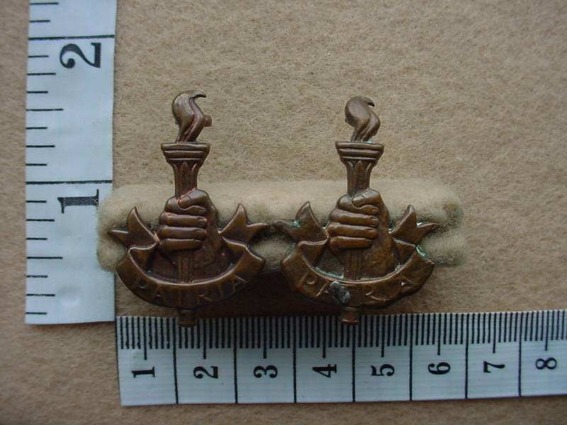 854 Youth Training Brigade collar badges (CO1435)