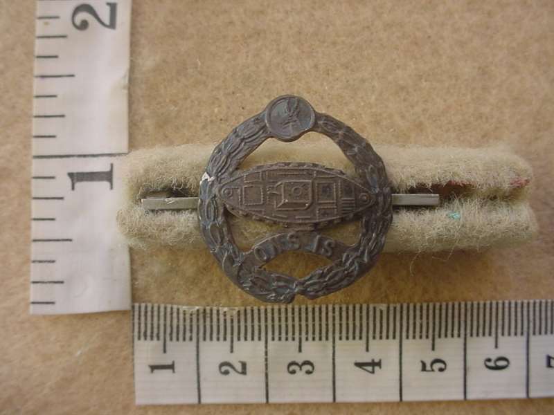 905 South African Tank Corps lapel badge (CO1482)