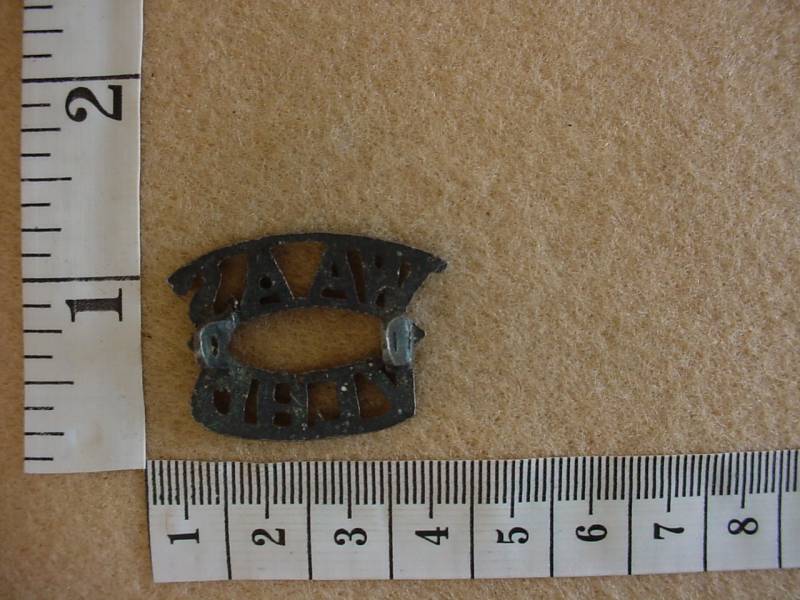 1059 SA Women's Auxiliary Army Service shoulder title (Ref. CO1639) - Image 2
