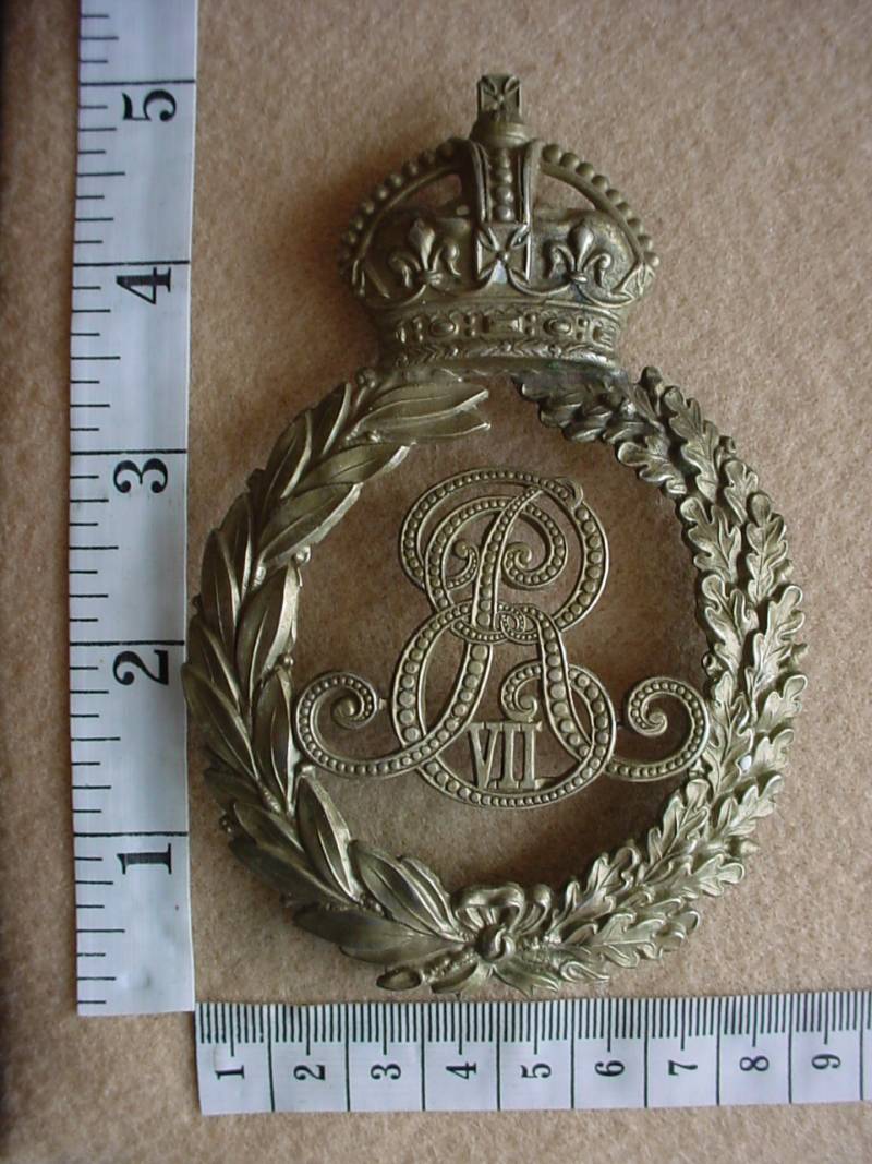 1067 Cape Rural Police helmet plate (CO1813)