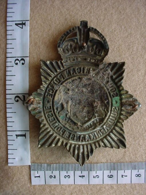 1087 SA Police helmet badge (SAP) (Ref. CO1900) - Image 2