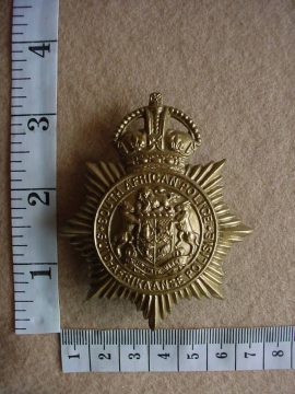 1091 SA Police helmet badge (SAP) (CO1901)