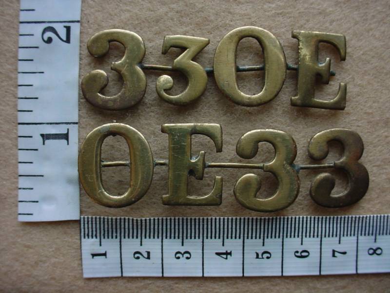 1144 SA Police force number collar badges (Ref. CO1928)