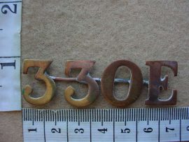 8399 South African Police force number collar badge (CO1928)