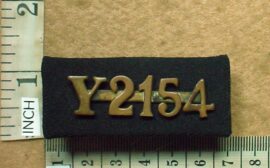 1144 South African Police force number collar badge (CO1928)