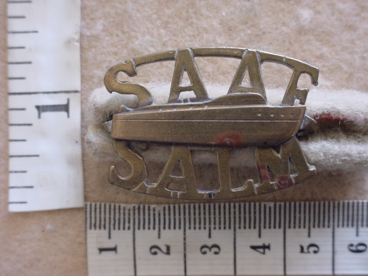 8462 SA Air Force Motorboat Squadron shoulder title, Trade or Offer (CO2104)