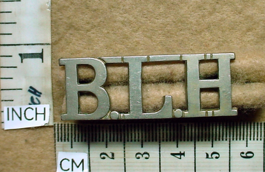 1713 Border Light Horse shoulder title (CO2105)