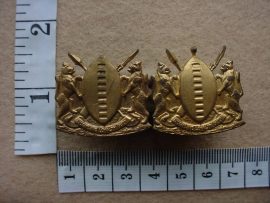 1382 Transkei Defence Force collar badges (Ref. CO2727 var)