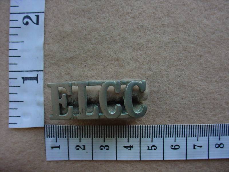 2320 East London Cadet Corps shoulder title (Ref. CO2814 variation)