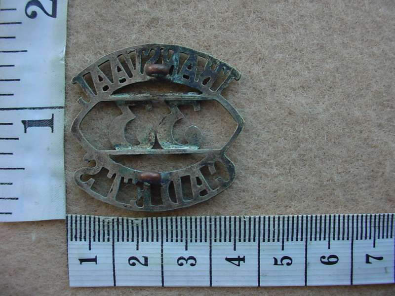 9045 33rd Company Transvaal Cadets shoulder title (Ref. CO2917) - Image 2