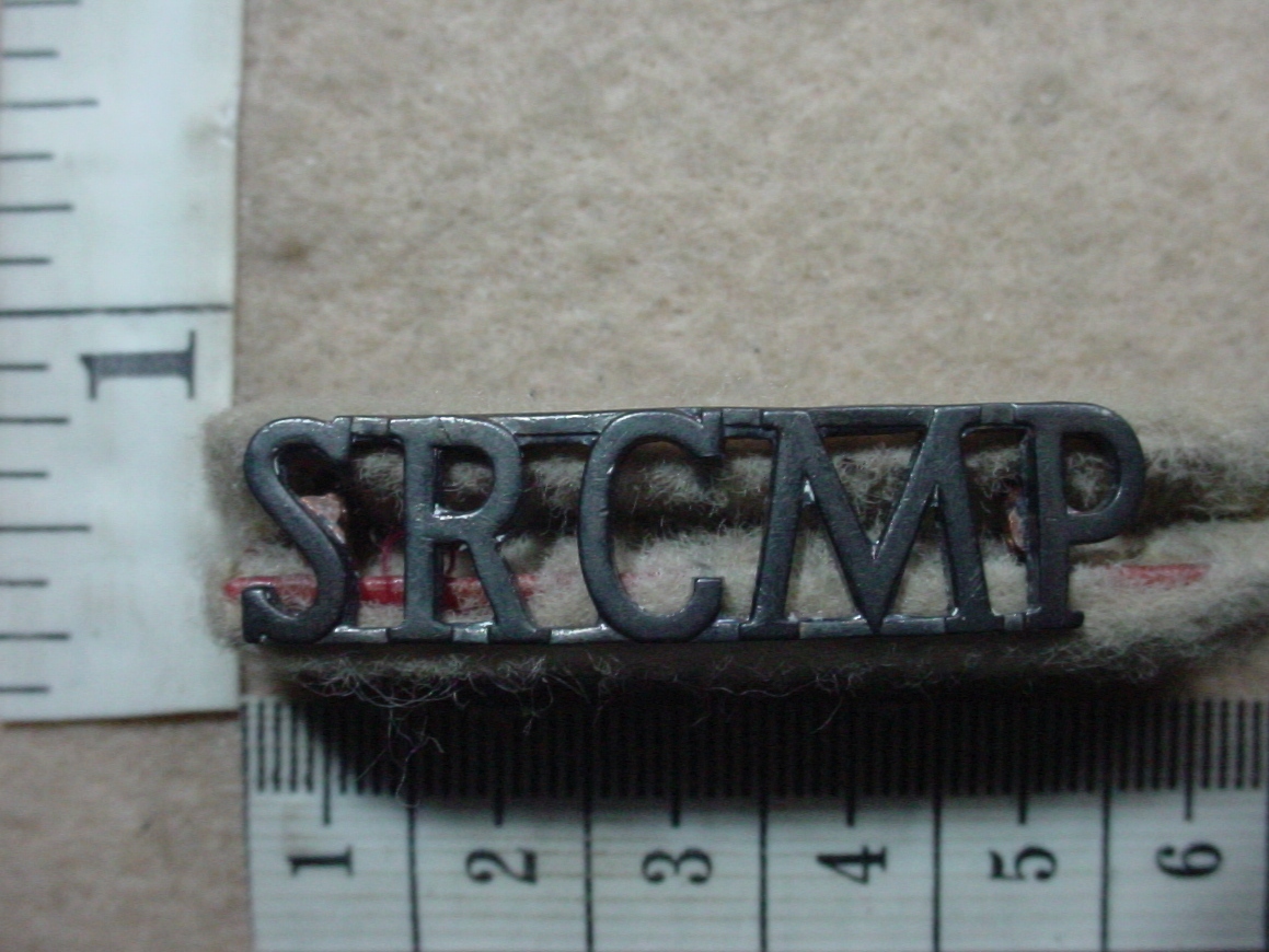 3701 Southern Rhodesia Corps of Military Police shoulder title (CO3066)