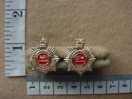 1493 Rhodesian Army Service Corps collar badges (CO3130-CO3131)
