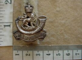 7211 Rhodesian Light Infantry collar badge, Officers Silver (CO3170)