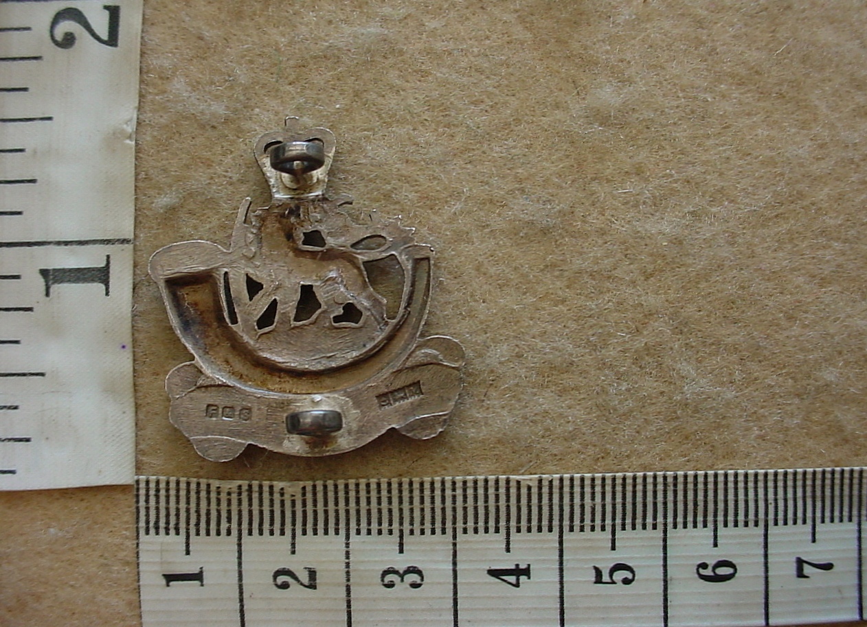 7211 Rhodesian Light Infantry collar badge, Officers Silver (CO3170) - Image 2