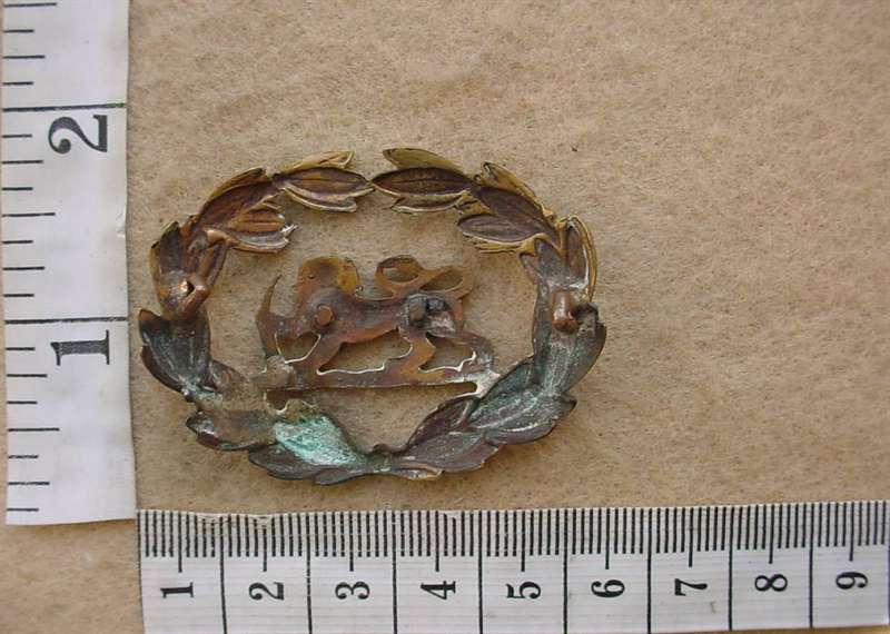 10141 Rhodesian Army Warrant Officer Class 2 rank badge, WW2 (CO3253) - Image 2