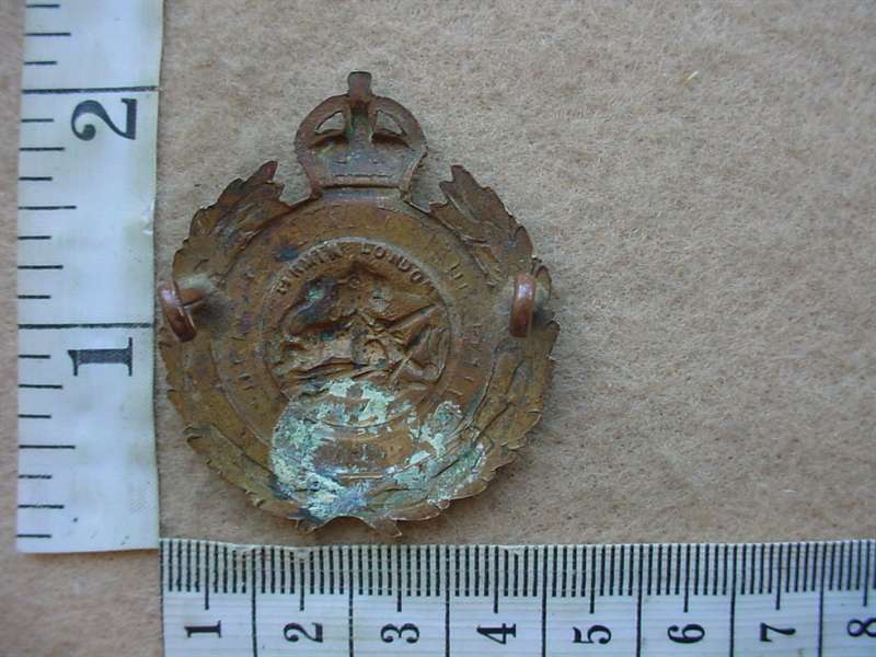 1669 British South Africa Police cap badge, King's Crown (CO3353) - Image 2