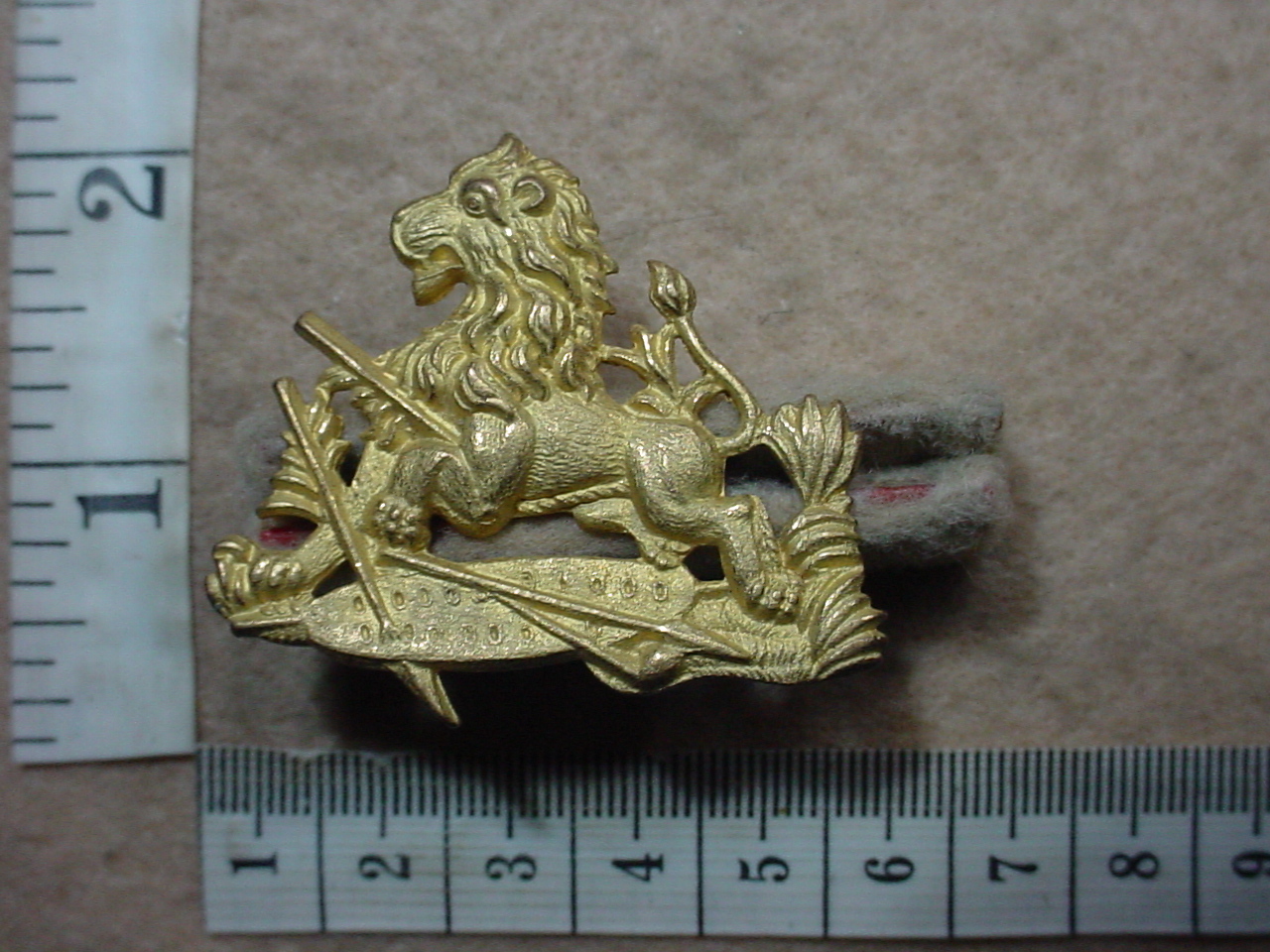 4979 British South Africa Police helmet badge, large size (CO3358)
