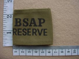 1692 Rhodesian British South Africa Police Reservist rank slide (CO3409)